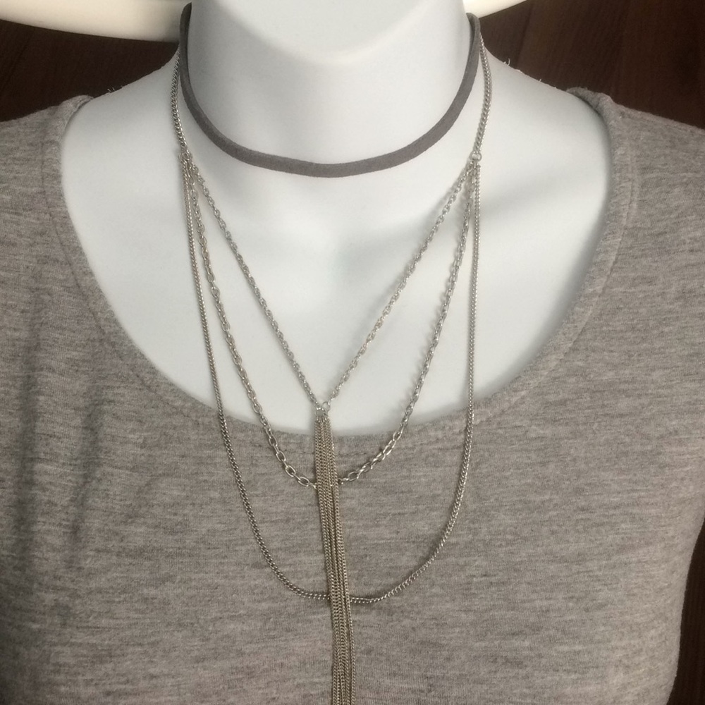 Choker and necklace